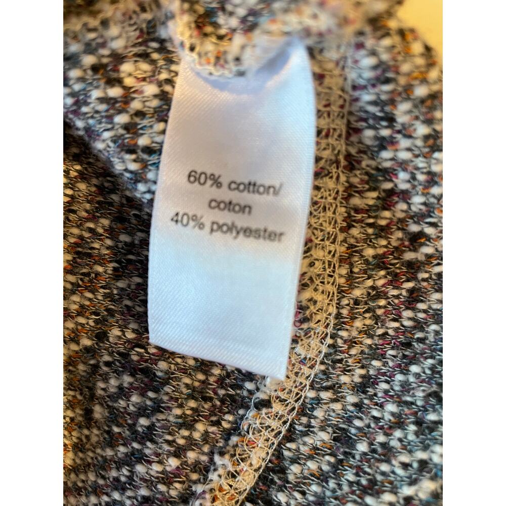 Maurices Tweed Knit Moto Jacket Sz XXL Asymmetrical Front Zip Cream - Picture 6 of 9